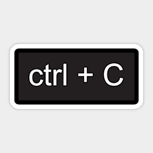 ctrl + C Sticker